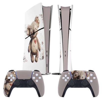 Console Skin Kit – Cursed Cuddles – Compatible with PlayStation 5 Slim Digital Edition