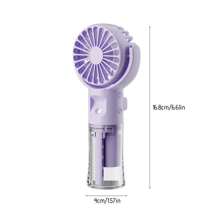 16.8 Cm 4-Speed Rechargeable Handheld Mini Fan