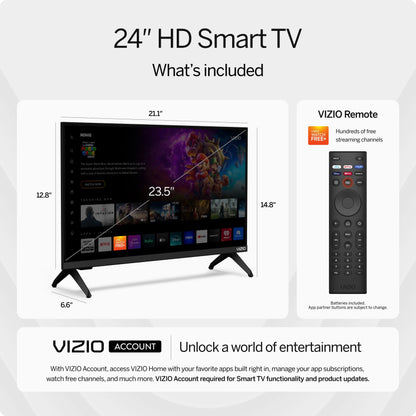 24” Class HD 720P LED Smart TV (VHD24M-08)