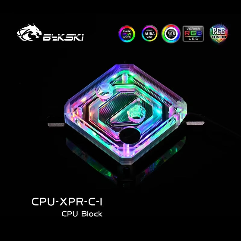 CPU Block Use for INTEL LGA115X 1200 1700 2011 /AMD Ryzen 3/5/7 X470 X570 Water Cooler Radiator CPU-XPR-C-M/CPU-XPR-C-I