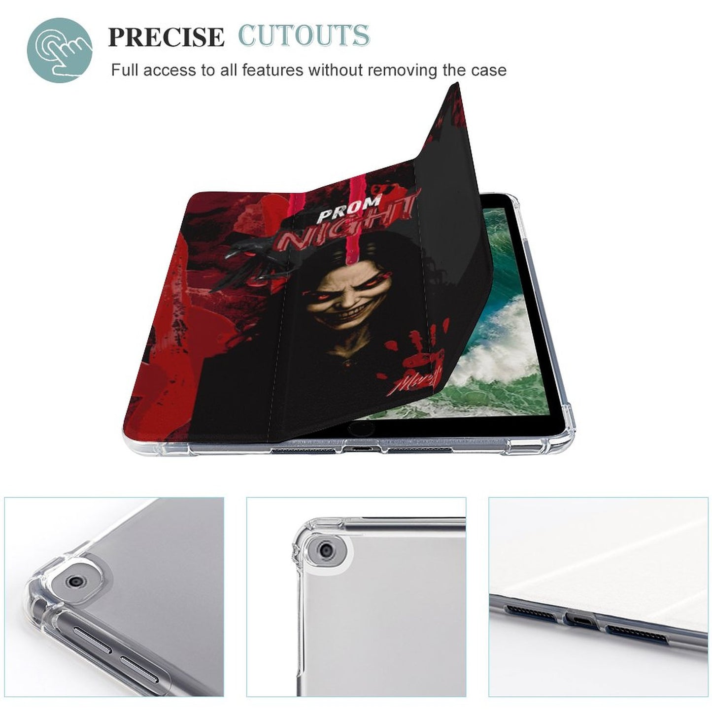 Tablet Case with Pencil Holder – Queen of the Scream