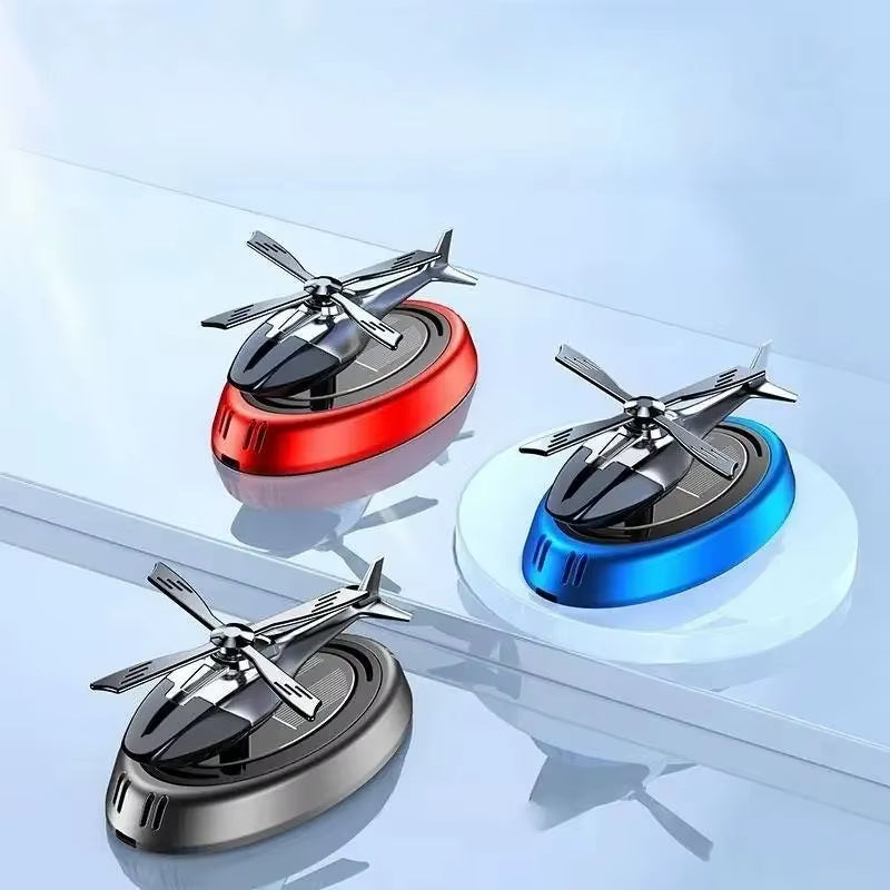 Solar Aircraft Car Decoration Ornaments Car Interior Accessories Desktop Ornament Gift for Woman, Man, Car Enthusiast