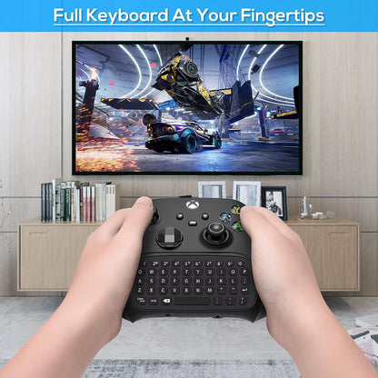 Wireless Chatpad Bluetooth Gaming Keypad Controller Keyboard Built-In Speaker,3.5Mm Audio Jack for /One/One S