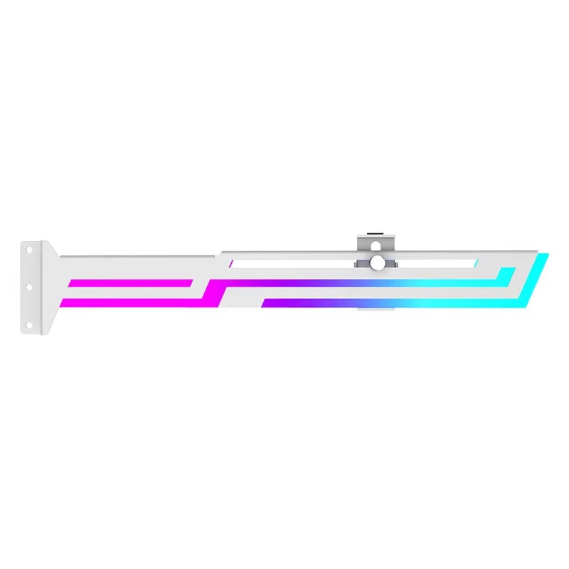 UPSIRNE ARGB 5V 3PIN Graphics Card Bracket Adjustable Height ARGB AURA SYNC Computer Graphics Card VGA Bracket