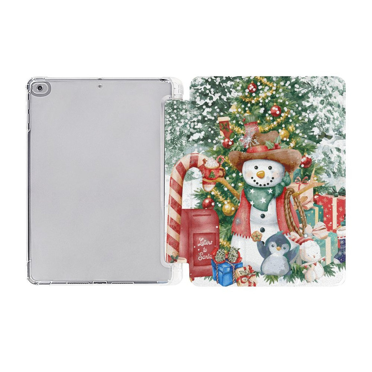 Tablet Case with Pencil Holder – Christmas Came to Town