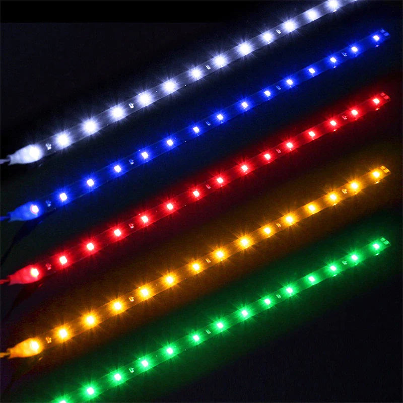 Waterproof 12"/15" 12V LED Underbody Lights: Car/Motorcycle