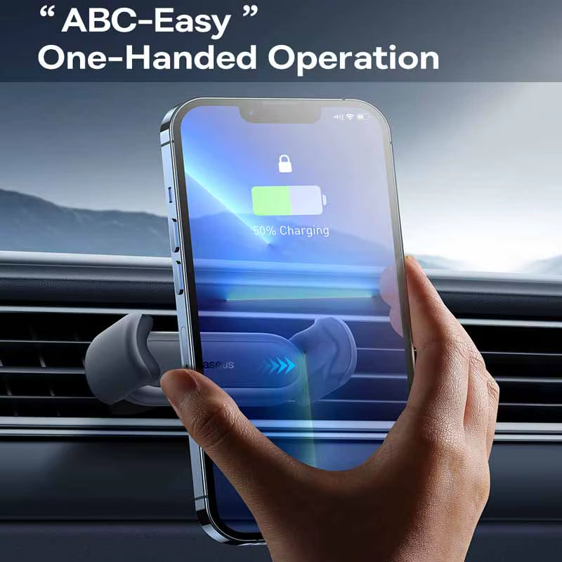 Baseus Car Phone Holder for  Mobile Phone Holder Stand Car Phone Stand for Car Air Outlet Mount Car Cell Phone Support