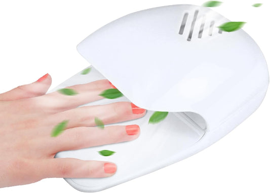Portable Nail Fan Dryer, Quick Dry Blower for Regular Nail Polish & Gel Nails