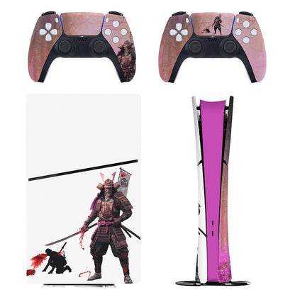 Console Skin Kit – Fallen Honor – Compatible with PlayStation 5 Slim Digital Edition