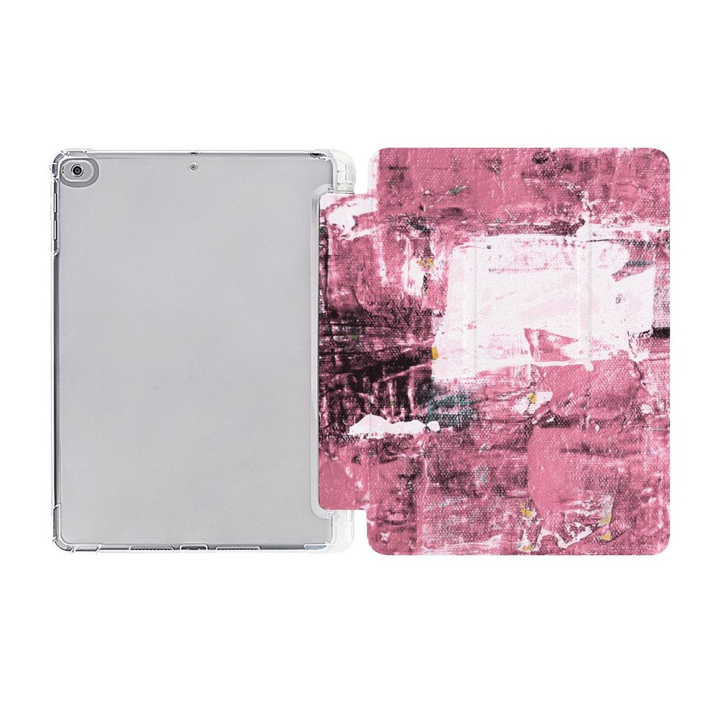 Tablet Case with Pencil Holder – Faded Cranberry