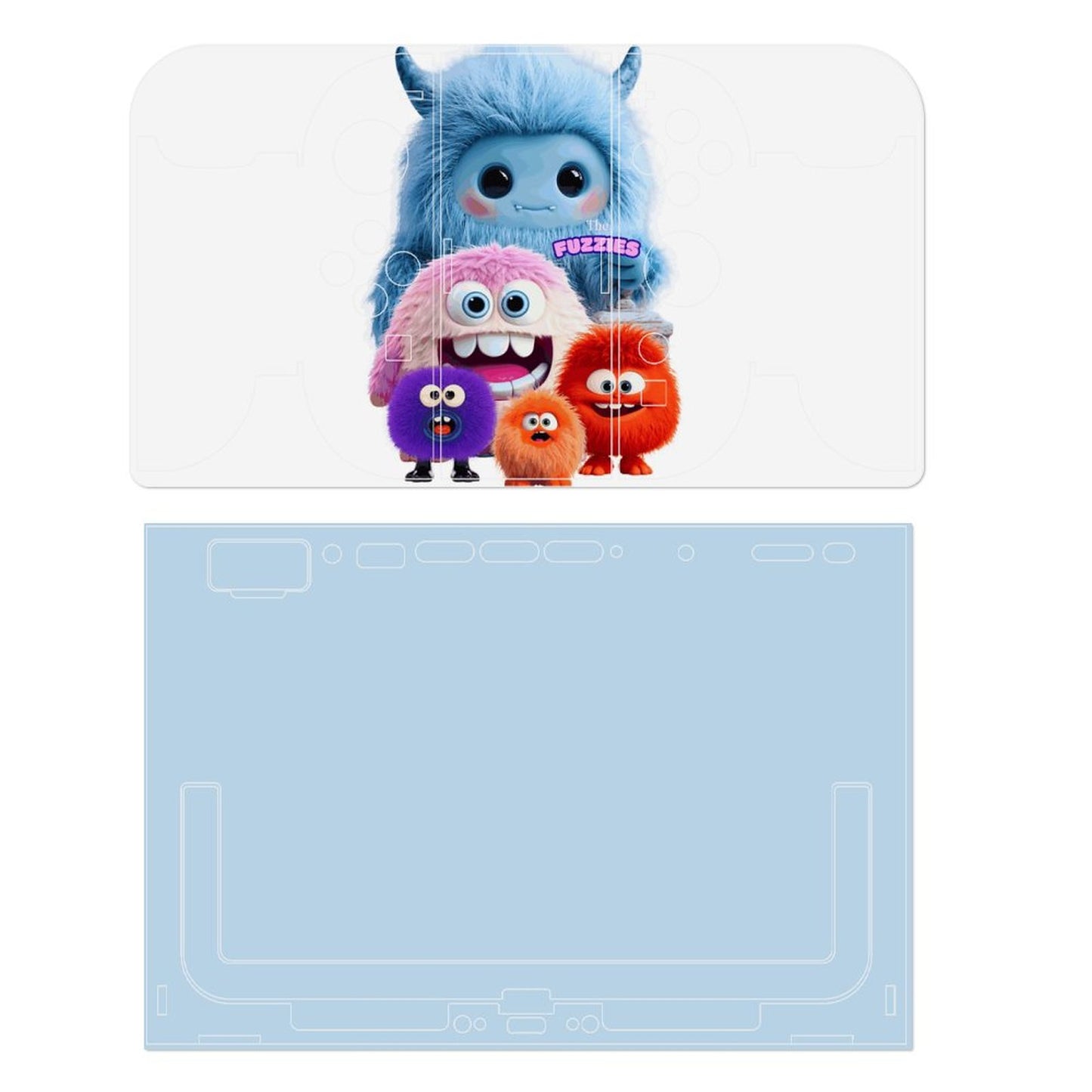 Console Skin Kit – The Fuzzies – Compatible with Nintendo Switch 2