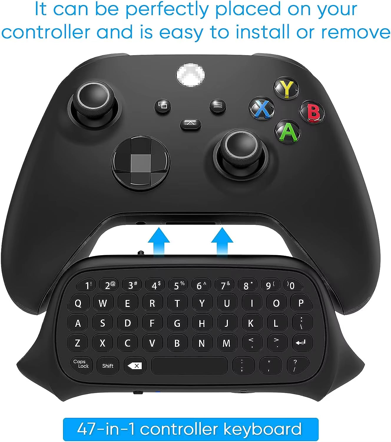Wireless Chatpad Bluetooth Gaming Keypad Controller Keyboard Built-In Speaker,3.5Mm Audio Jack for /One/One S