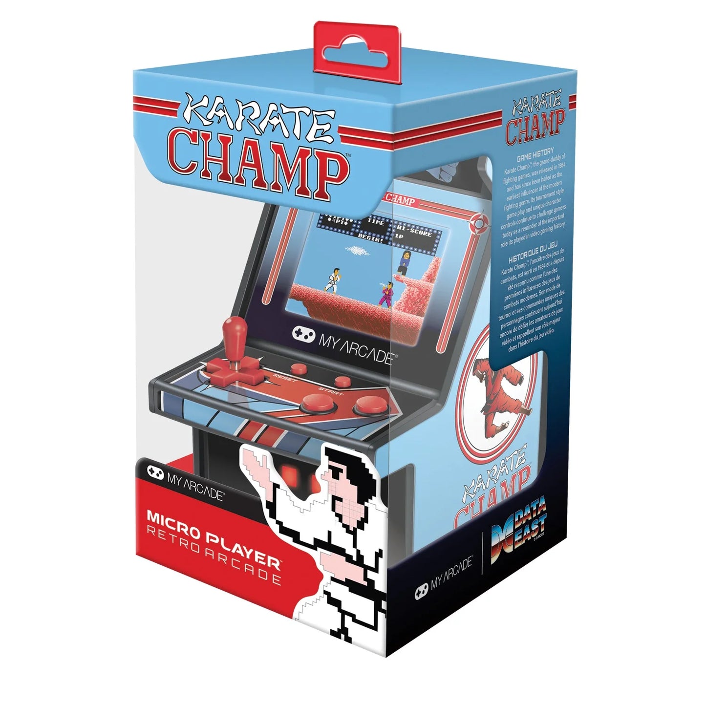 6" Retro Karate Champ Micro Arcade