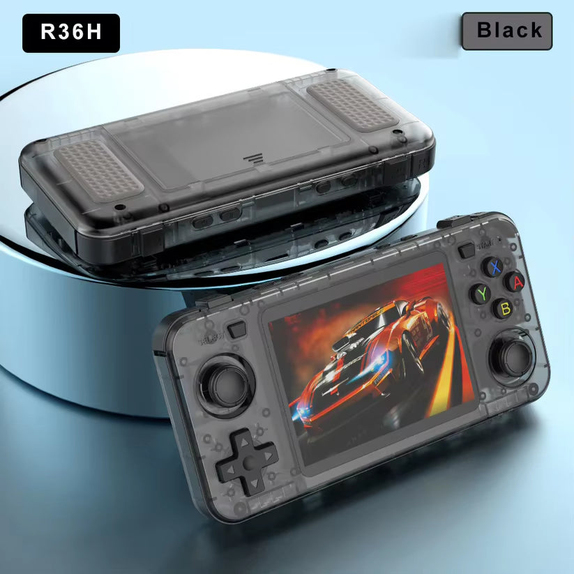 R36H Handheld Game Console 3.5-Inch IPS Screen Linux RK3326 Retro 64/128GB Open-Source Linux System Classic Game Consoles