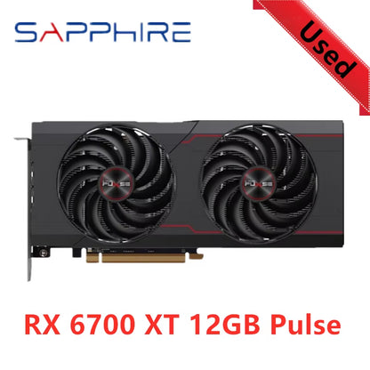 RX 6700 XT 6700XT RX6700 Nitro 12GB GPU Video Card AMD Radeon RX6700XT Graphics Cards Desktop PC Office Computer Game
