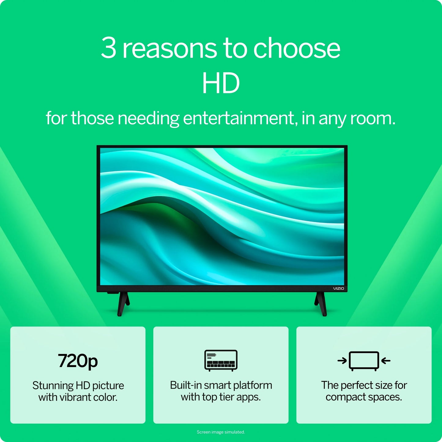 24” Class HD 720P LED Smart TV (VHD24M-08)