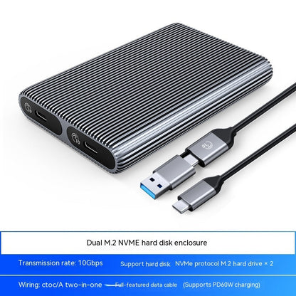 Notebook SSD External Enclosure - Portable Storage Adapter Case