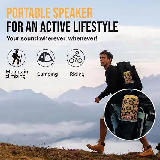 TG117 Portable Bluetooth Speaker Outdoor Wireless Woofer Free Call /FM/TF Card/Usb Flash Drive Connect Mobile Phone/Tablet