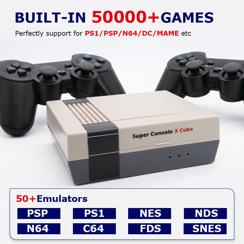Retro Console Super Console Classic Red and White Machine