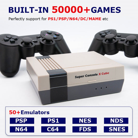 Retro Console Super Console Classic Red and White Machine