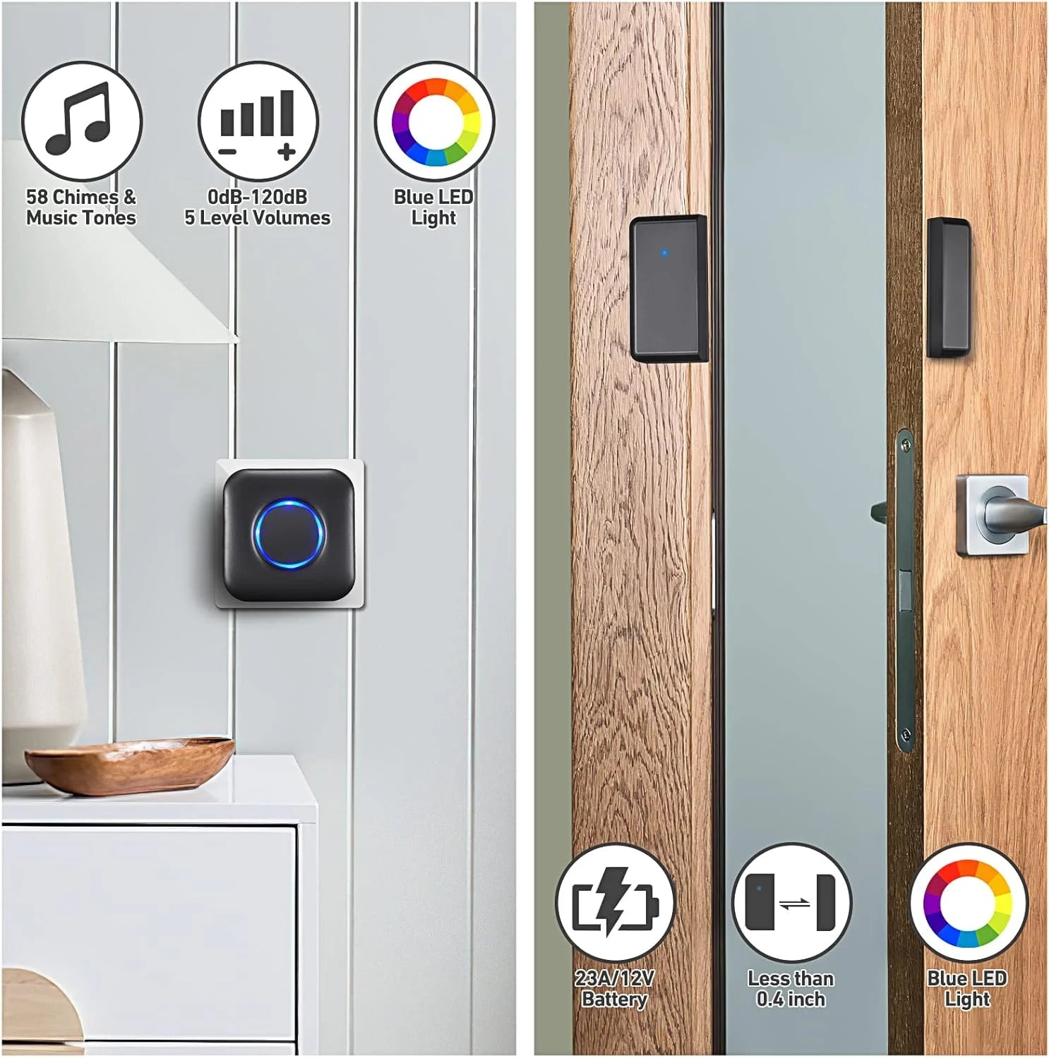 , 16Ft Black Motion Household Sensors & Alarms