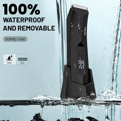 Professional Hair Clippers for Men Electric Men Pubic Hair Trimmer Groin Body Hair Ball Shaver Clipper