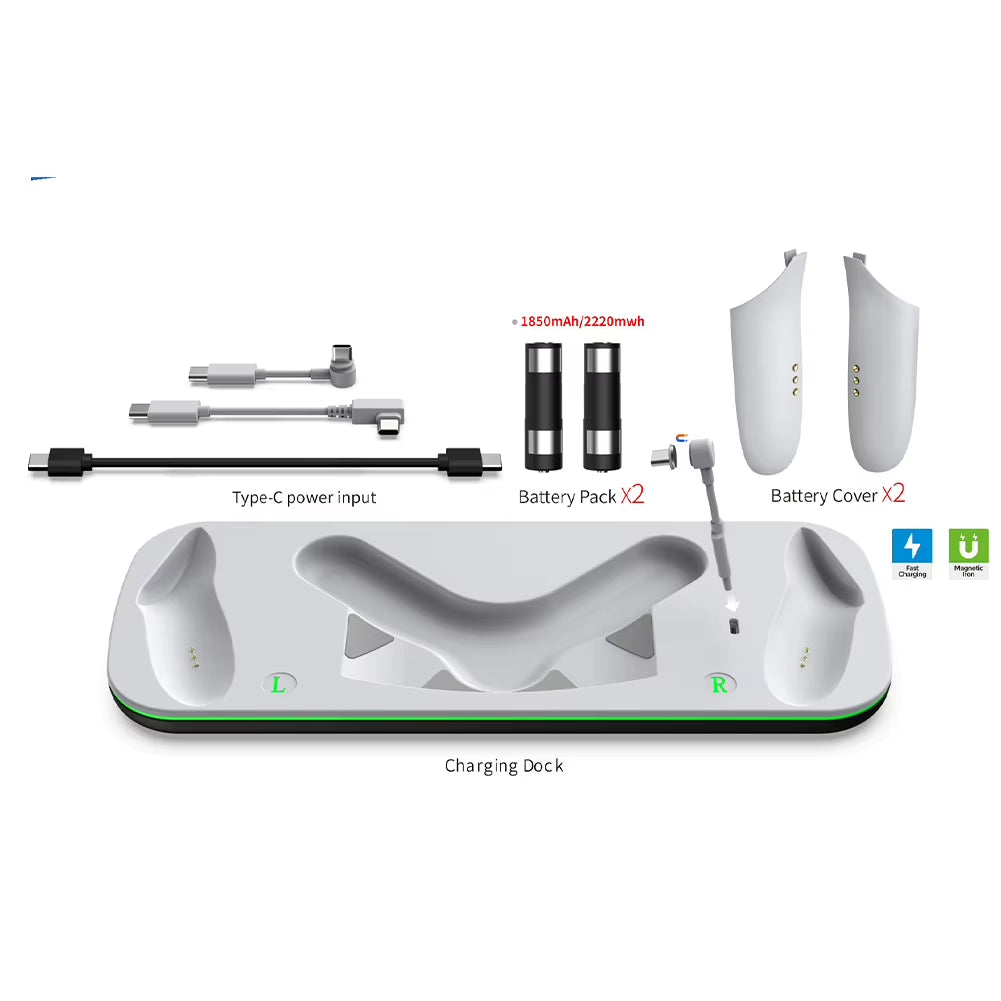 Meta Quest 3/3S Fast Charging Dock: LED Indicator