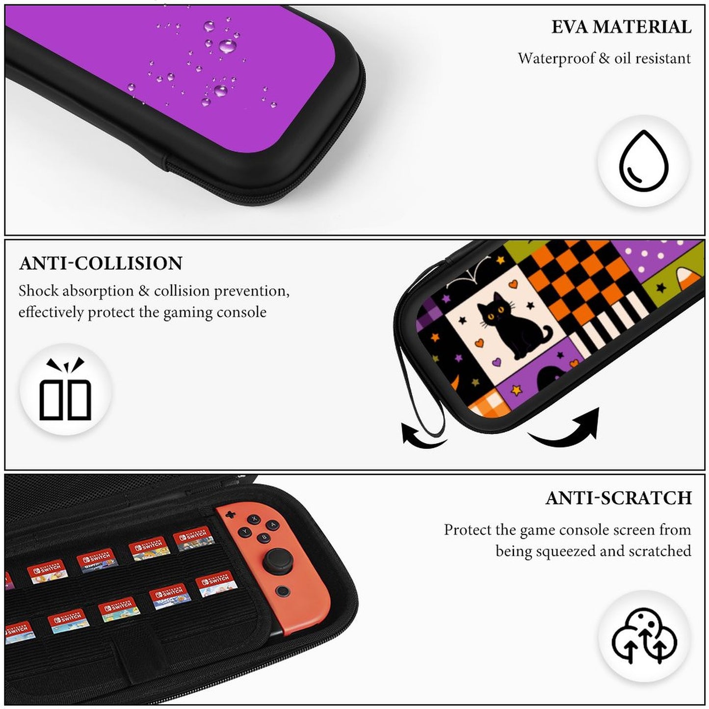 Travel Case – Spooky Patchwork