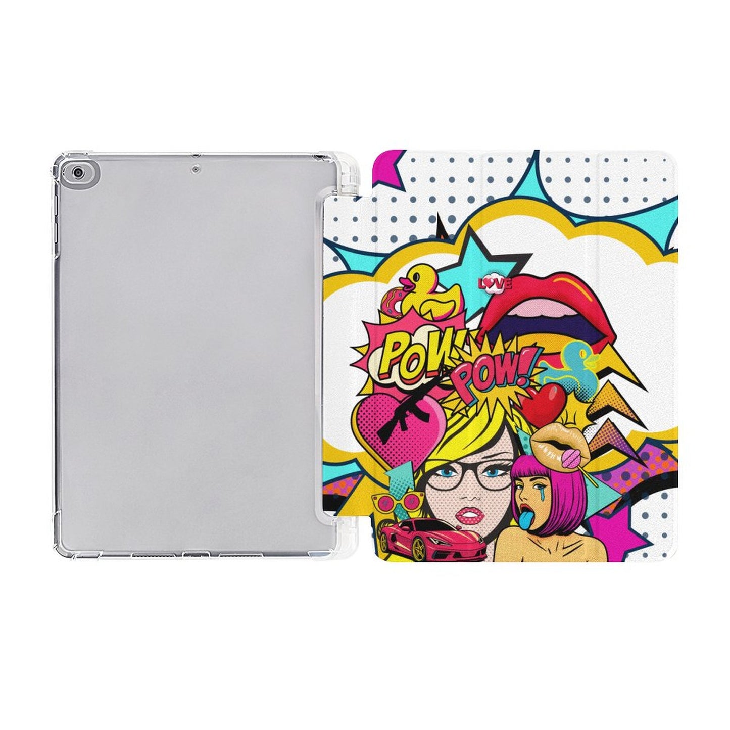 Tablet Case with Pencil Holder – Pop Off