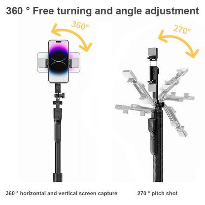 68" Professional Cell Phone Holder + Camera Tripod Stand Remote Selfie Stick US