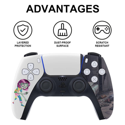 Console Skin Kit – Game Over – Compatible with PlayStation 5 Digital Edition