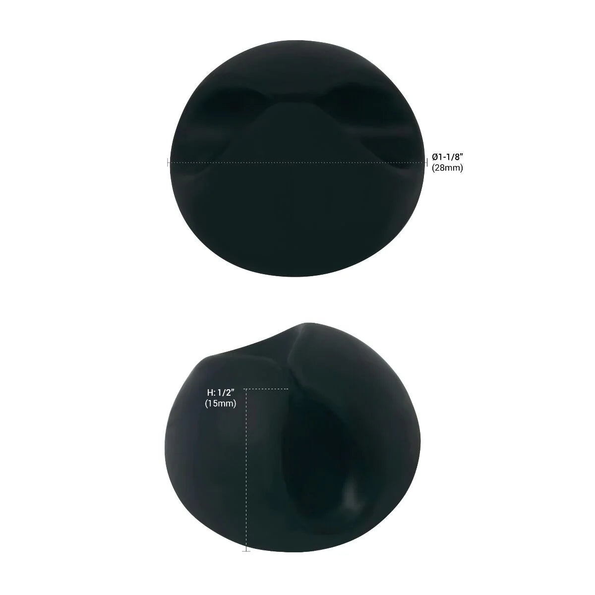 10 Pack  Hardware Cable Organizer Cord Management System, Multipurpose Cable Clips, Desktop Cable Organizer, Black