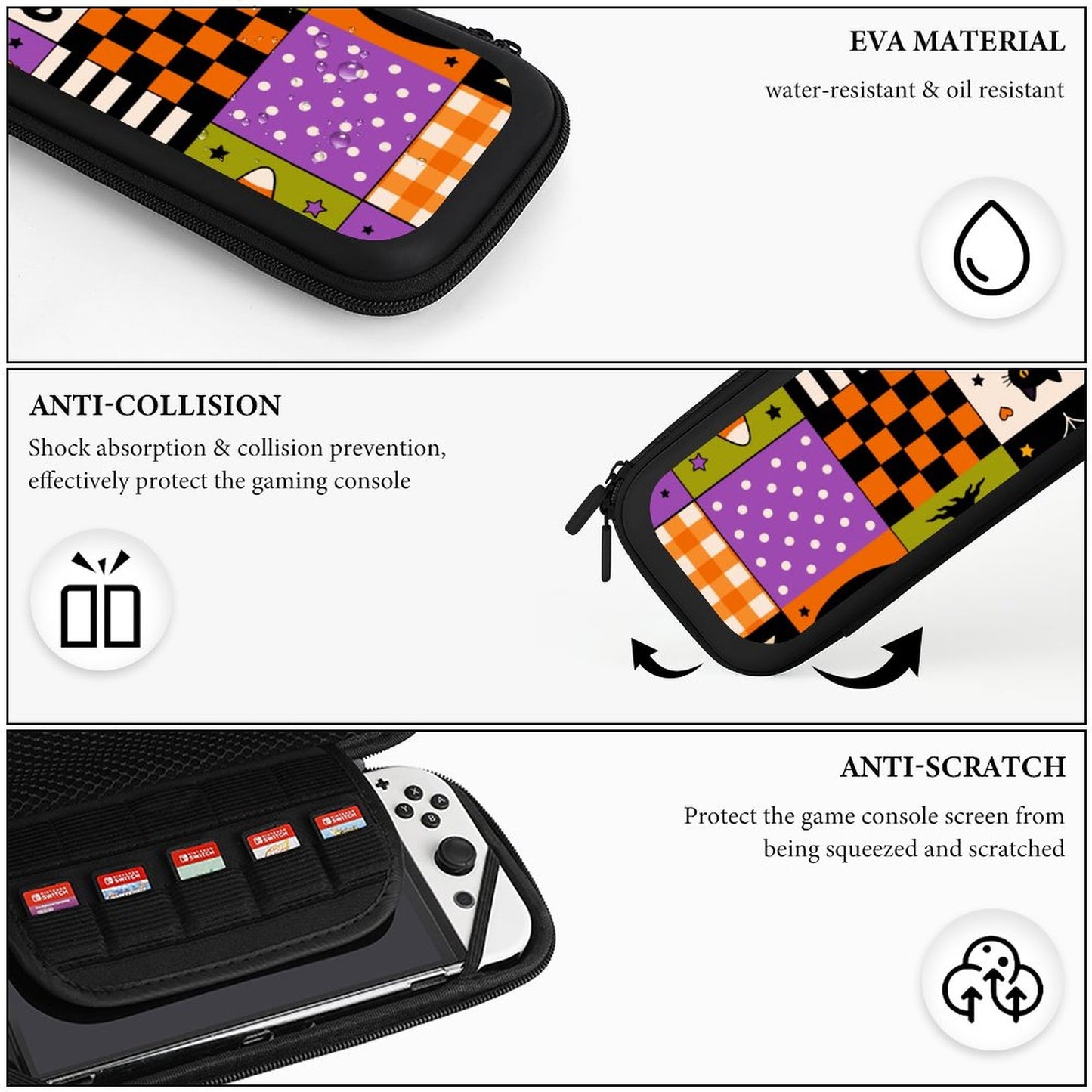 Travel Case – Spooky Patchwork