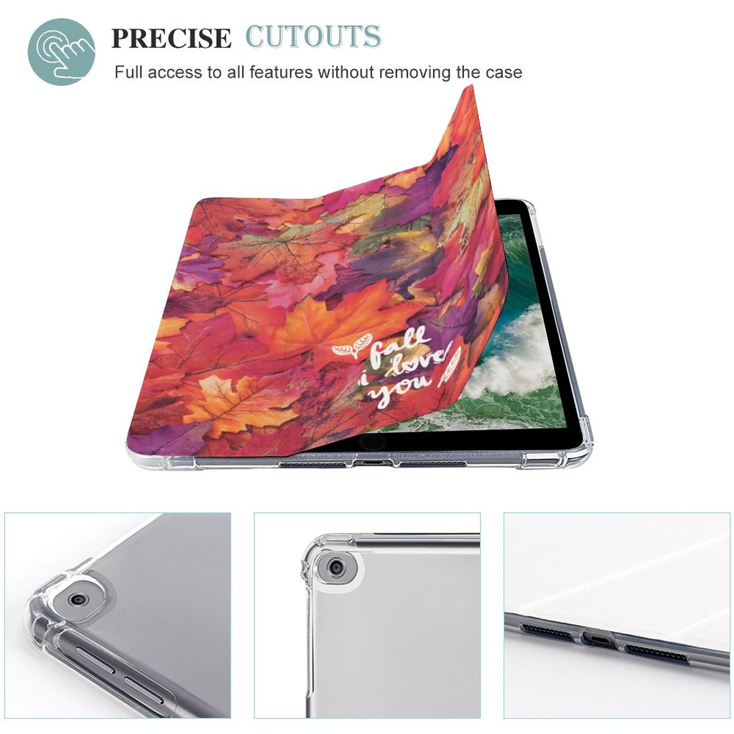 iPad Case with Pencil Holder(One-sided Printing)
