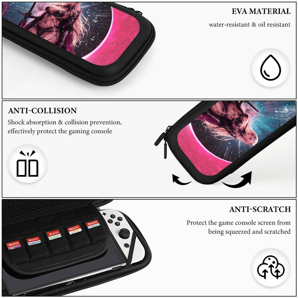 Travel Case – Starborn Fury – Compatible with Nintendo Switch