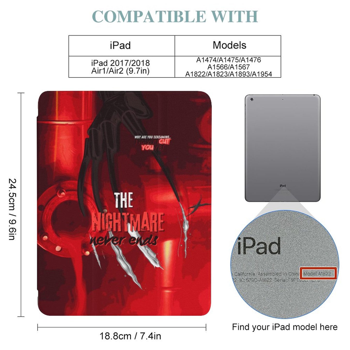 Tablet Case with Pencil Holder – Slasher Season