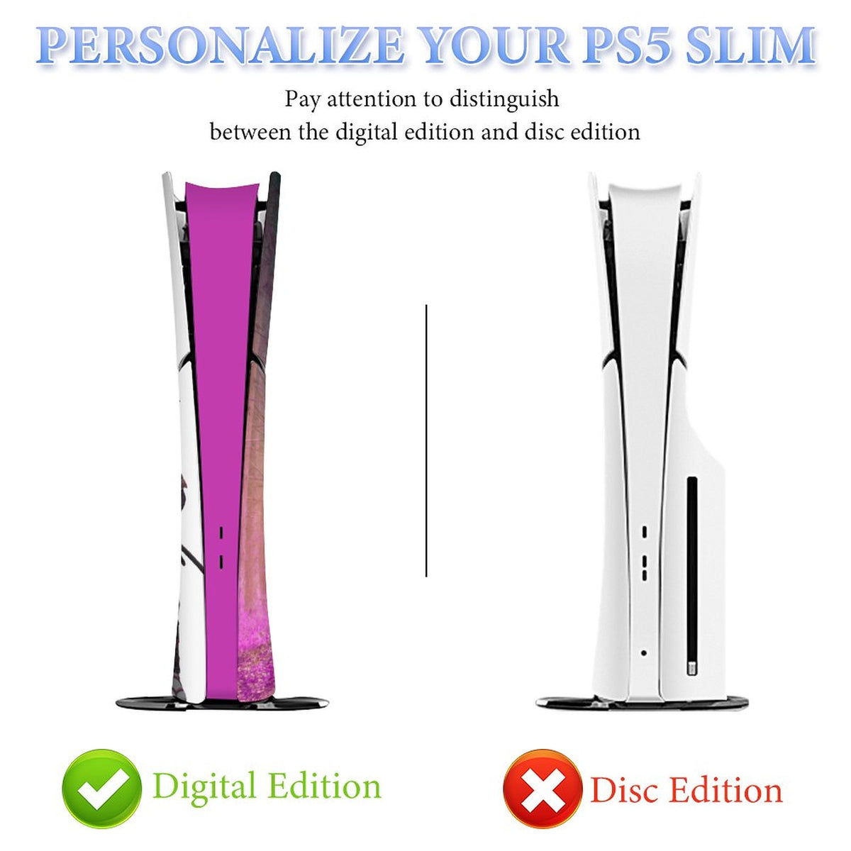 Console Skin Kit – Fallen Honor – Compatible with PlayStation 5 Slim Digital Edition
