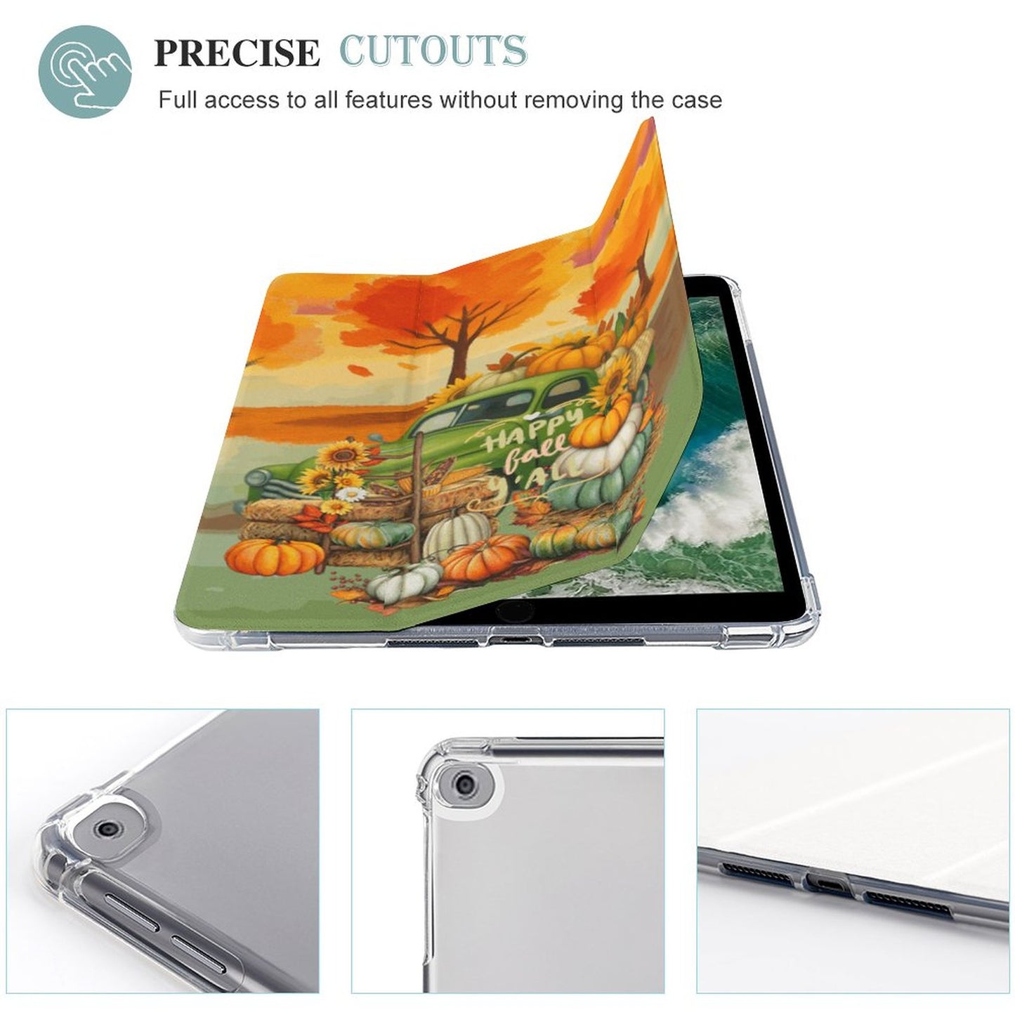 Tablet Case with Pencil Holder – Pumpkin Haul