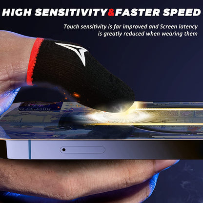 Guante 10 Para Dedos Juegos Pantalla Teléfono Celular Gaming Finger Sleeve Gamer