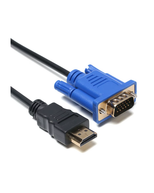 HDMI to VGA Cable (6ft) - 1080P HD Connection for PC/Laptop to HDTV/Monitor