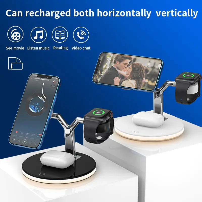 Magnetic Wireless Charger Stand - Fast Charging Dock
