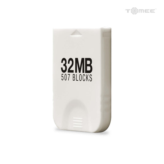 GameCube Memory Card 32MB 507 Blocks – Third-Party Save Card Replacement for Nintendo GameCube, High-Capacity Storage