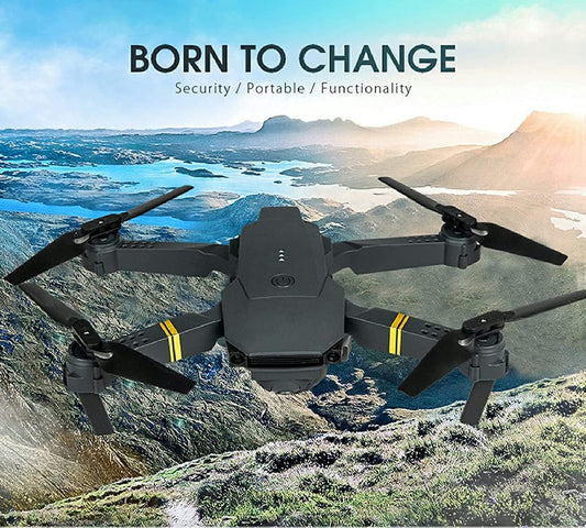 4K HD Dual Camera Drone - RC FPV WiFi, Wide Angle, Foldable Quadcopter