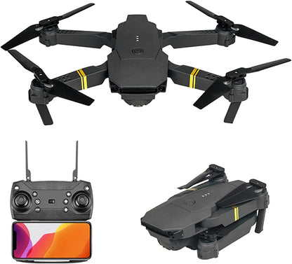 4K HD Dual Camera Drone - RC FPV WiFi, Wide Angle, Foldable Quadcopter