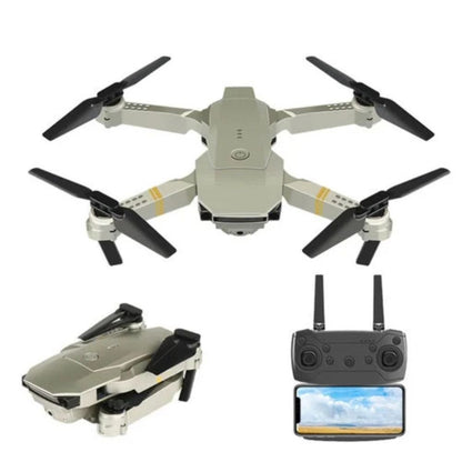 4K HD Dual Camera Drone - RC FPV WiFi, Wide Angle, Foldable Quadcopter