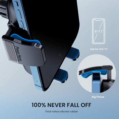 CINDRO Military-Grade Universal Car Phone Holder Mount - Suction Design