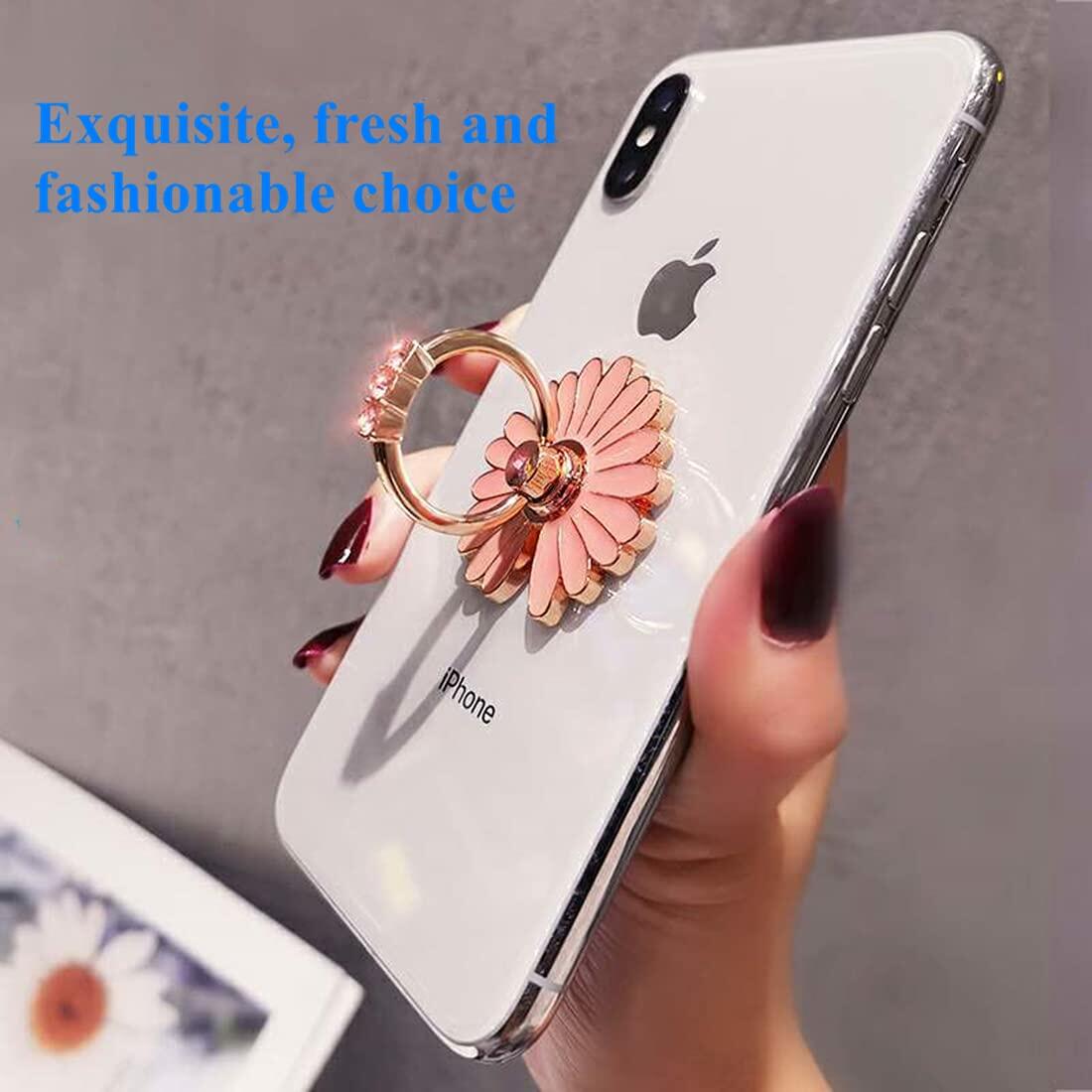 Ailifly Metal Phone Ring Stand - Cute Pattern Grip Holder