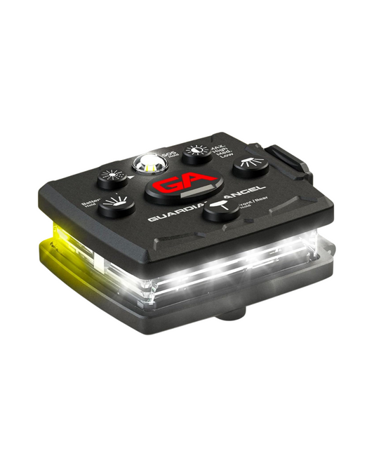 Rechargeable LED Safety Lights (White Front/Yellow Rear): Magnetic for Running, Dog Walking, Cycling