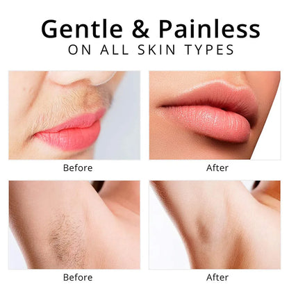 USB Rechargeable Lipstick Shaver – 2-in-1 Facial Hair Remover & Eyebrow Trimmer, LED Light, Travel Size