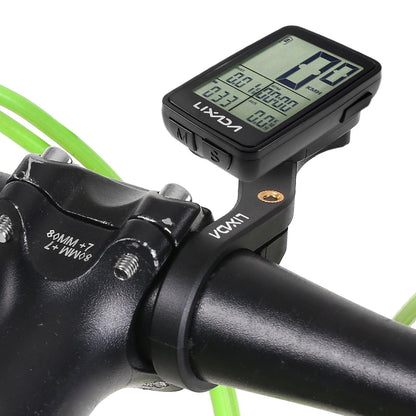 Wireless Bike Speedometer with LCD Backlight – 11 Functions, Waterproof Cycling Computer, Auto Motion Sensor, Speed/Distance/Cadence/Temperature, Rechargeable Battery